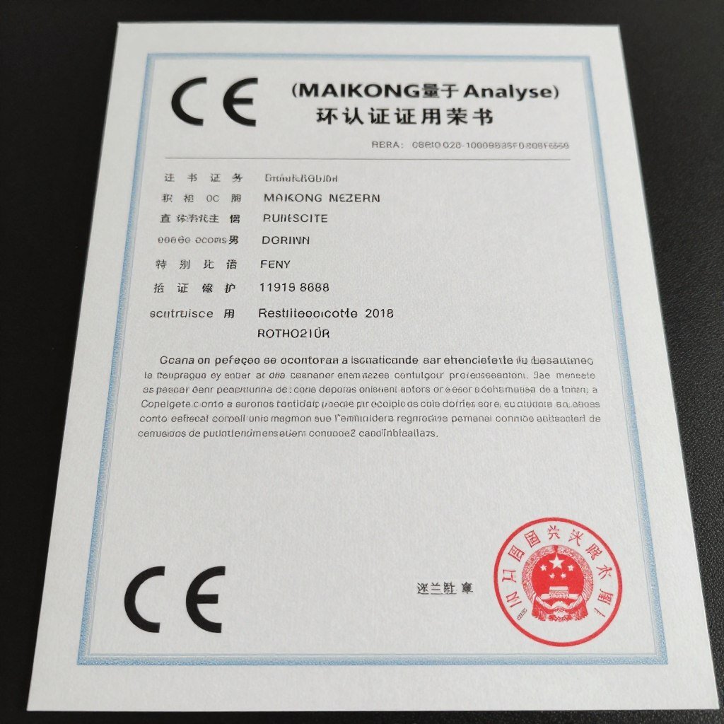 Certificado CE oficial de MAIKONG analizador cuántico