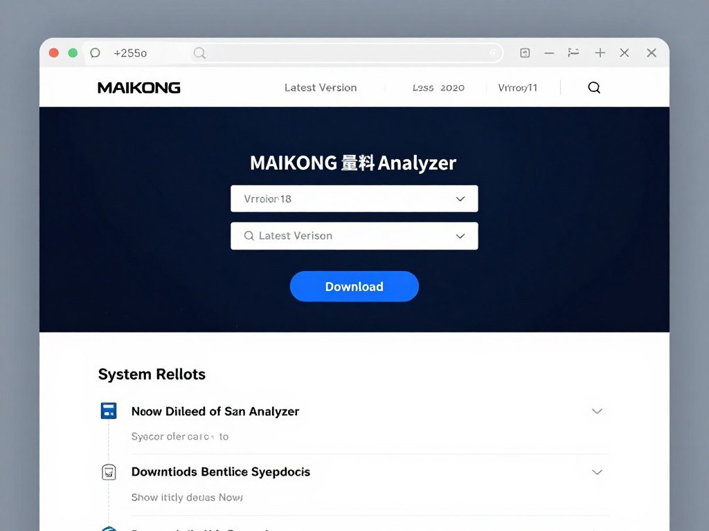 Descarga de software actualizado del analizador cuantico