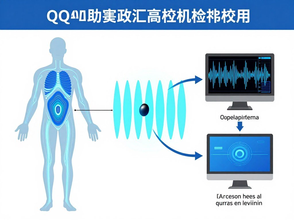 Diagrama explicativo del funcionamiento del analizador cuantico de resonancia magnetica