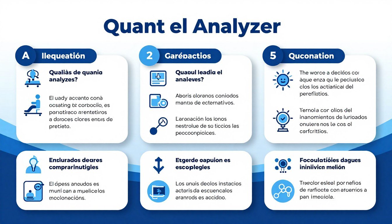 Guía visual de preguntas frecuentes sobre el analizador cuantico