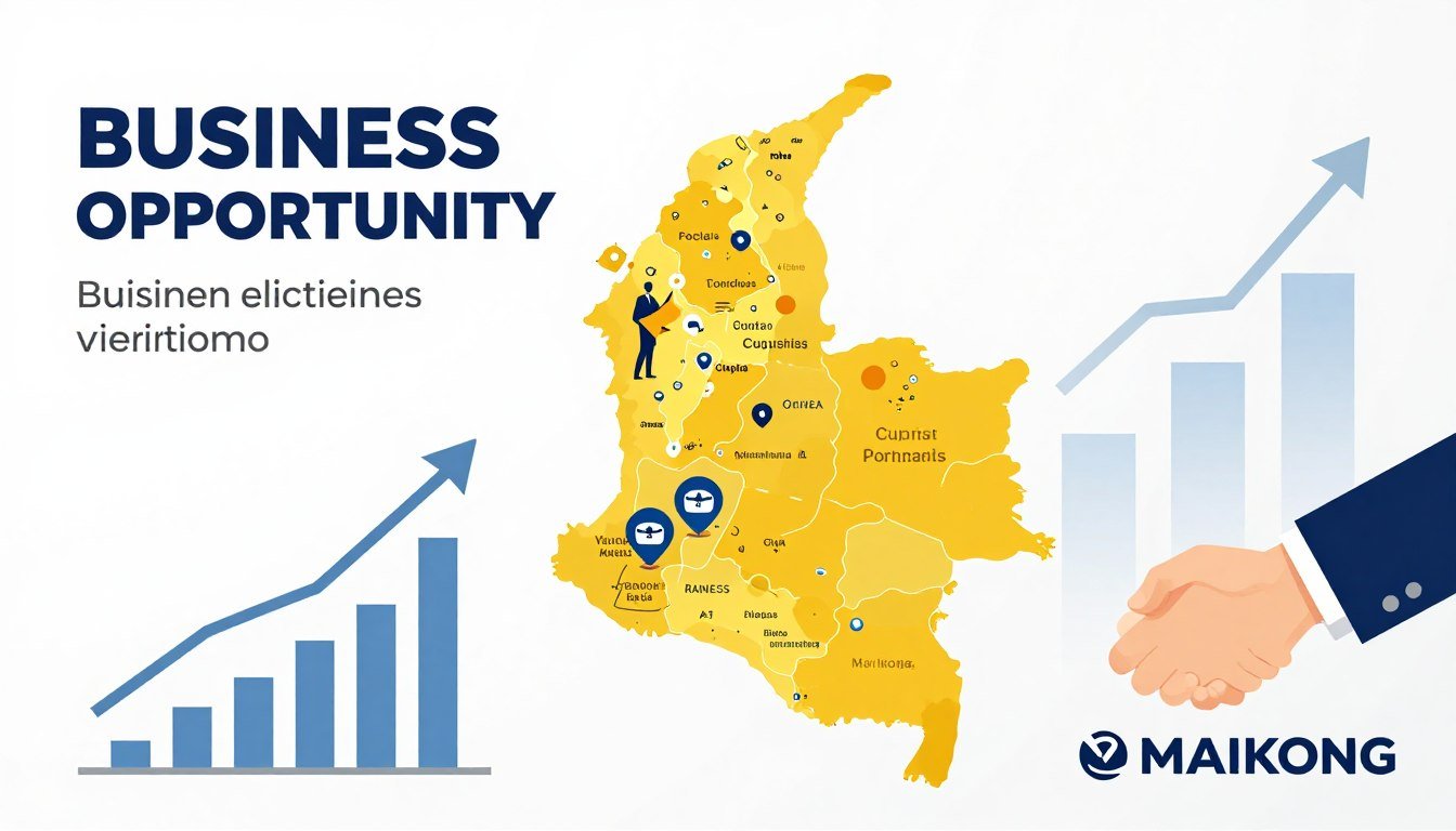Oportunidad de distribución MAIKONG en Colombia mostrando potencial de crecimiento comercial