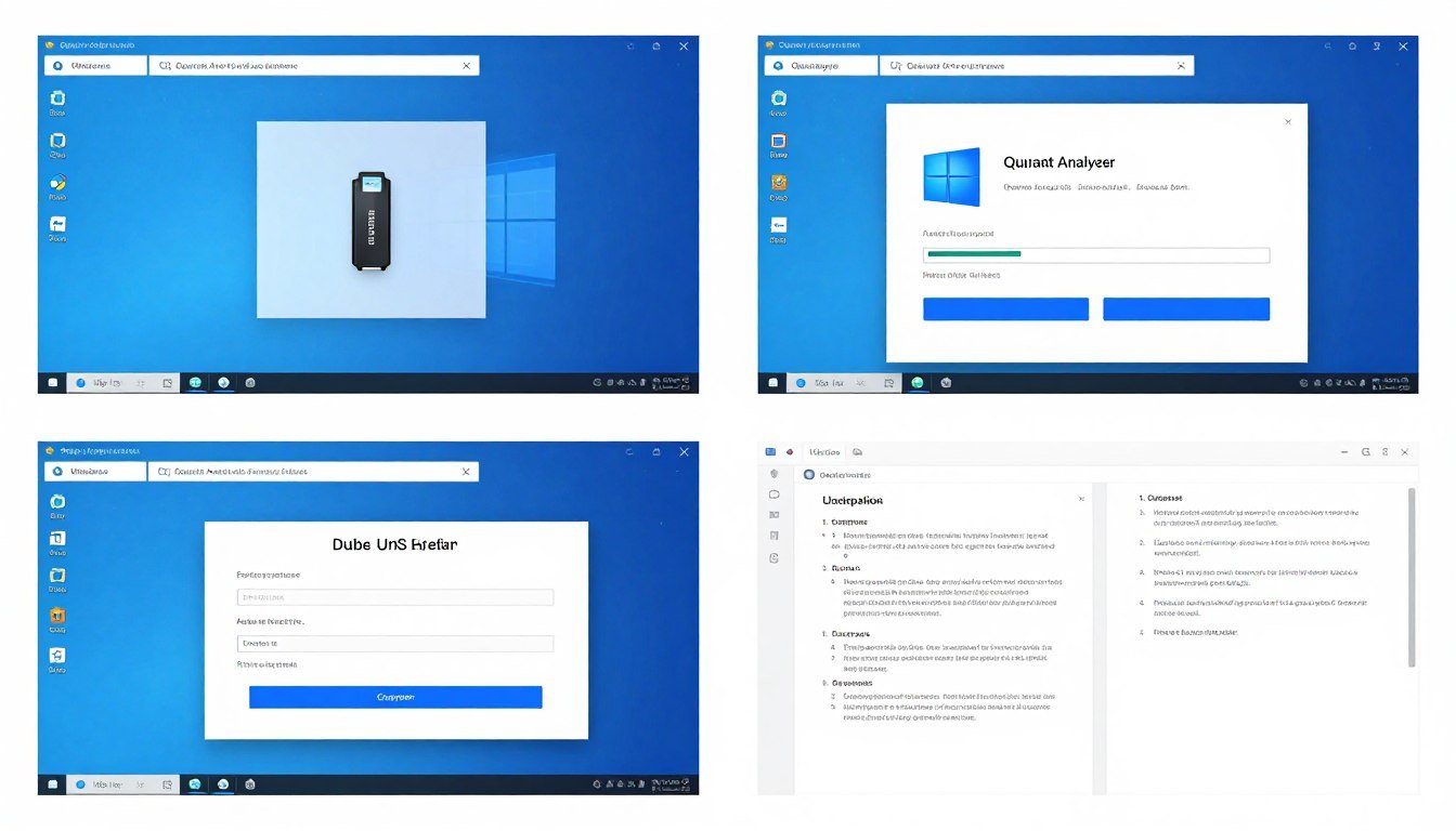 Proceso para actualizar llave de analizador cuantico paso a paso