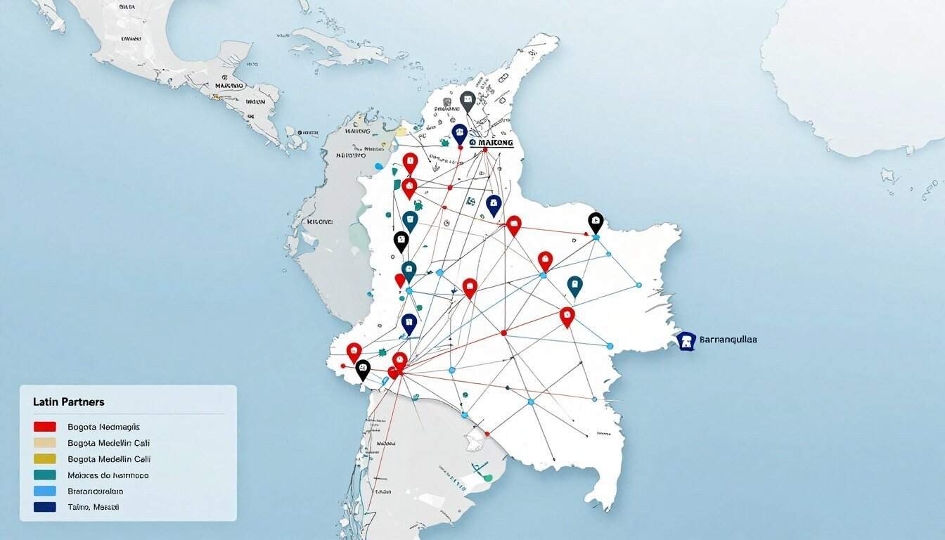 Red de distribuidores MAIKONG en Colombia y Latinoamerica