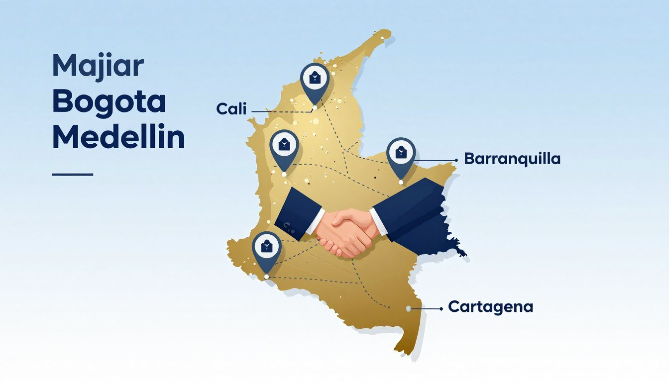 Red de distribuidores MAIKONG en Colombia