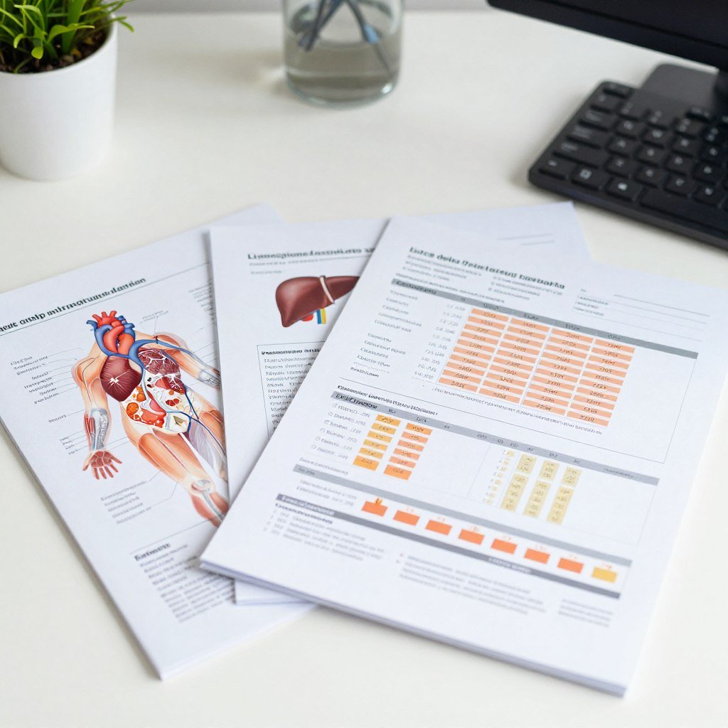 Reportes impresos del analizador cuántico mostrando diferentes sistemas corporales