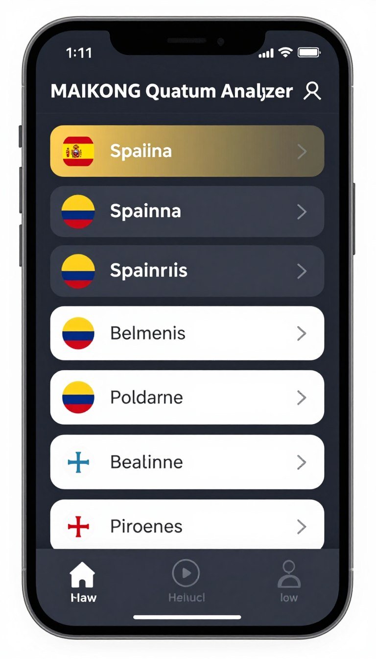 Software analizador cuántico multi-idioma interfaz español Colombia