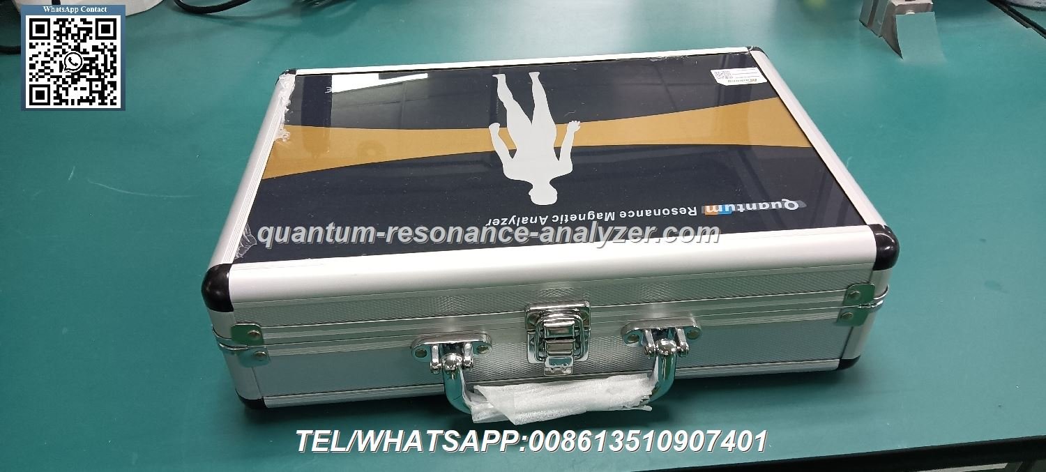 Contenido completo del paquete MAIKONG quantum analyzer mostrado profesionalmente