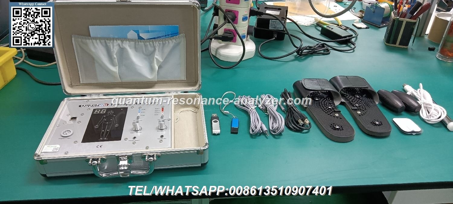 Equipo completo analizador cuantico MAIKONG con accesorios