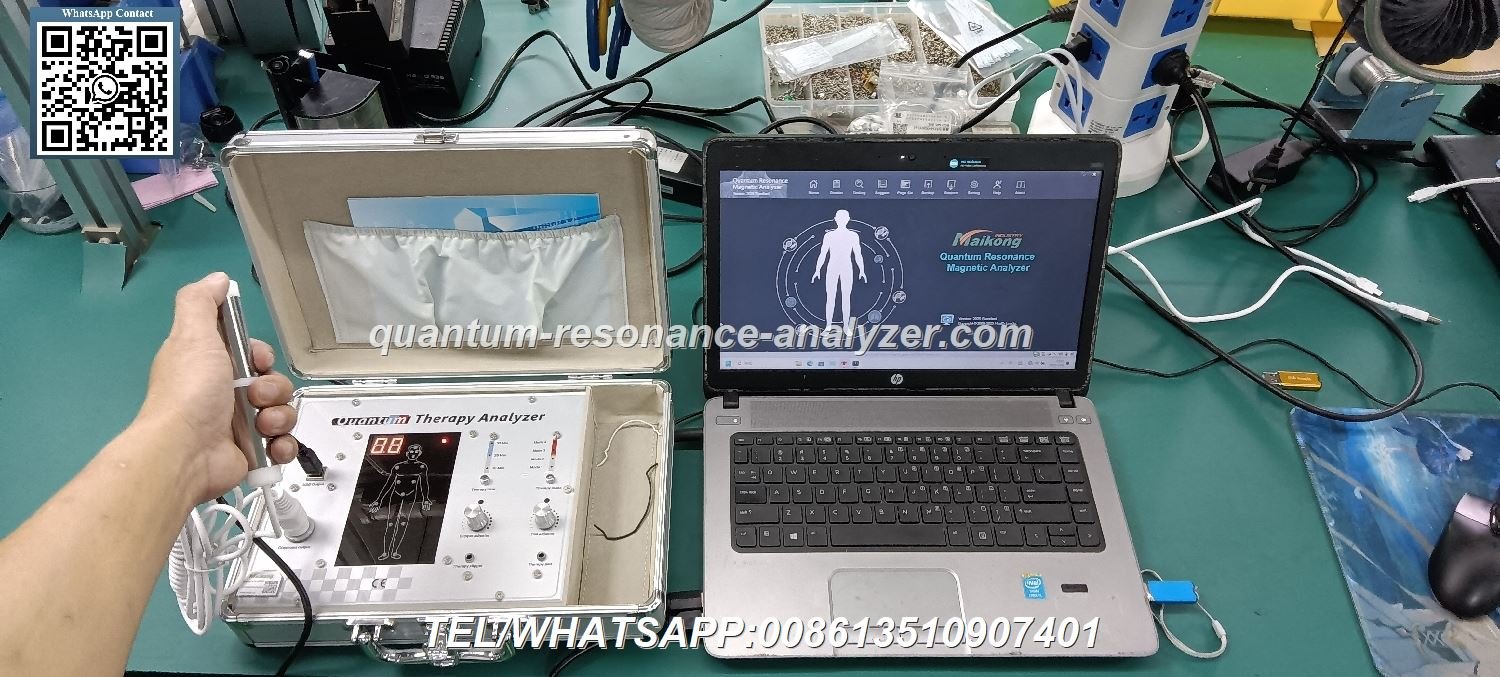 Equipo completo analizador cuantico MAIKONG con accesorios