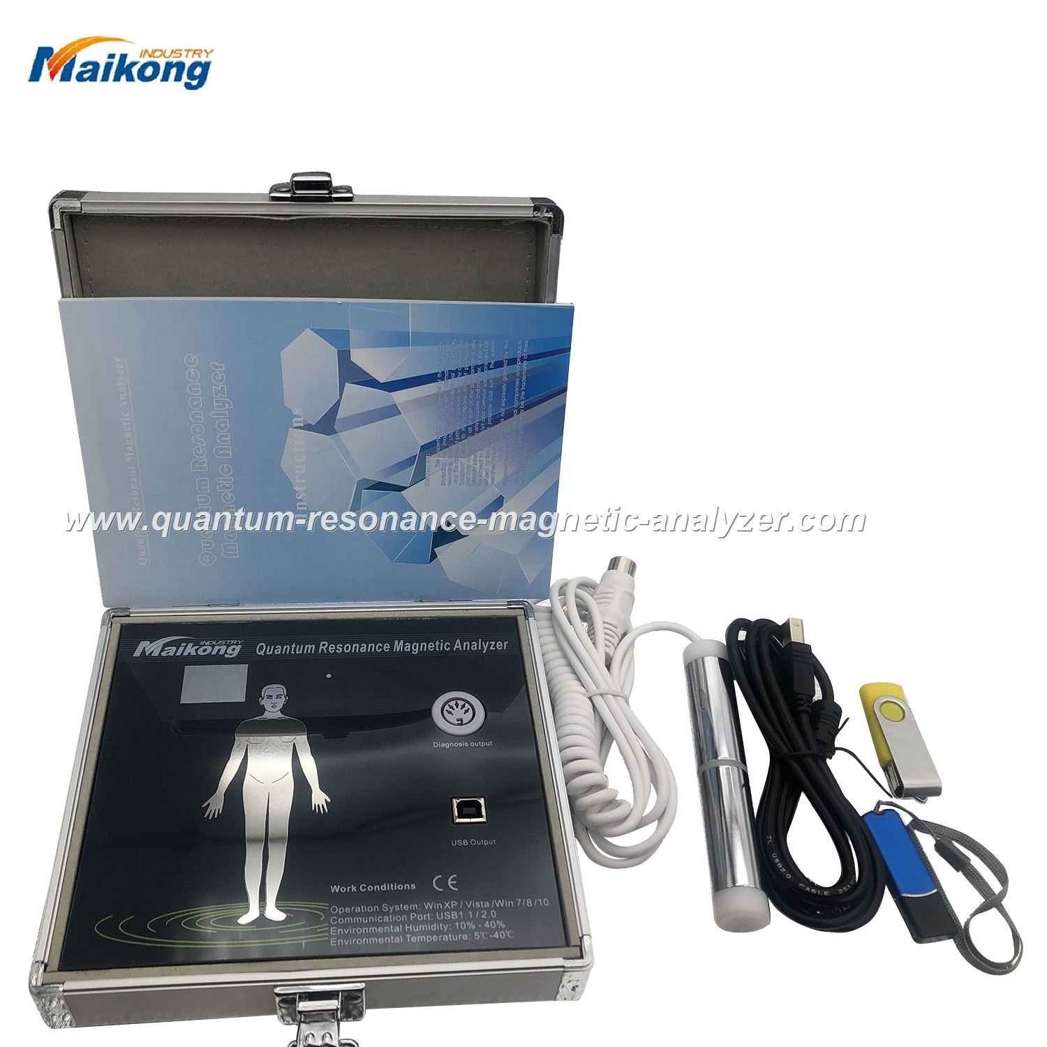 Software profesional actualizar llave de analizador cuantico ae organism electric analizer