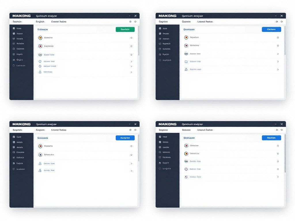 software multilingue analizador cuantico MAIKONG idiomas disponibles