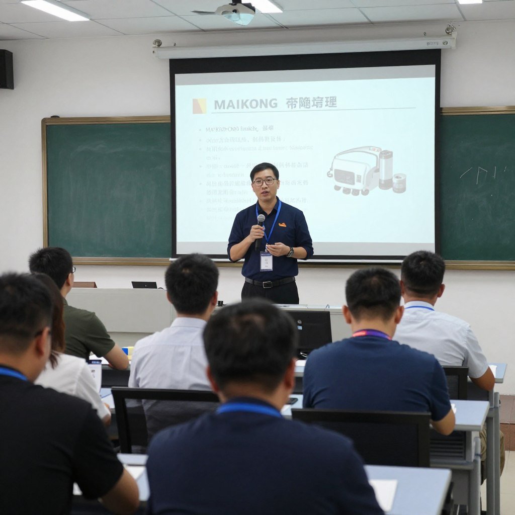 Capacitación técnica para distribuidores de analizadores cuánticos MAIKONG