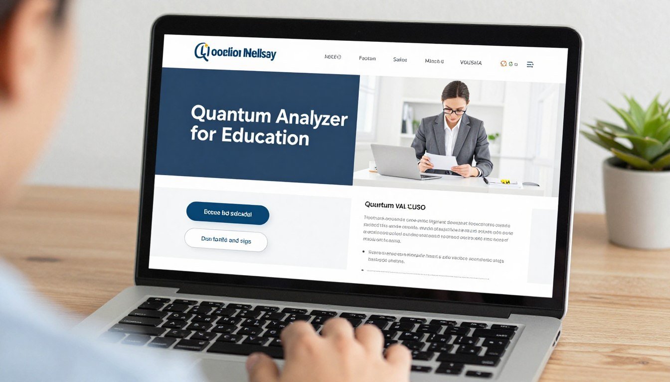 Contenido educativo sobre analizador cuántico en blog