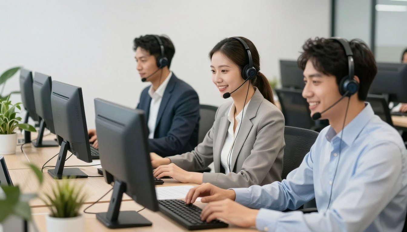 Equipo de servicio al cliente MAIKONG atendiendo consultas