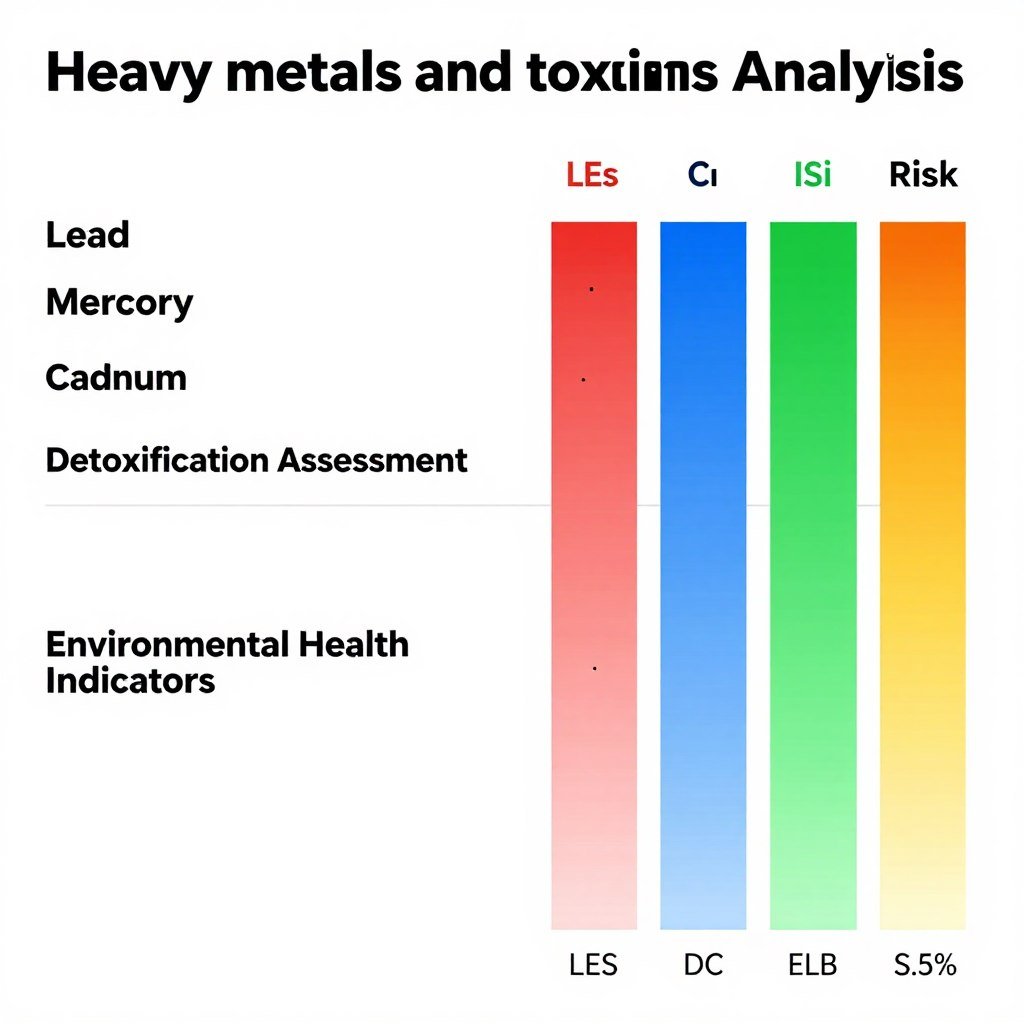 Análisis de metales pesados y toxinas en el cuerpo