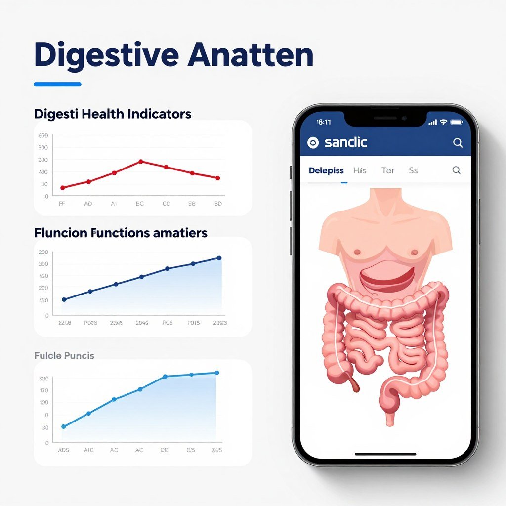 Análisis del sistema digestivo en reporte del analizador