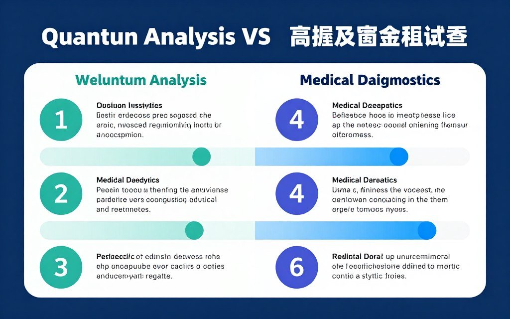 Comparación análisis cuántico wellness vs pruebas médicas diagnósticas