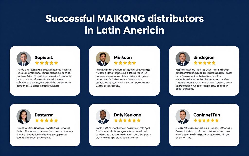Distribuidores exitosos de MAIKONG en Latinoamérica
