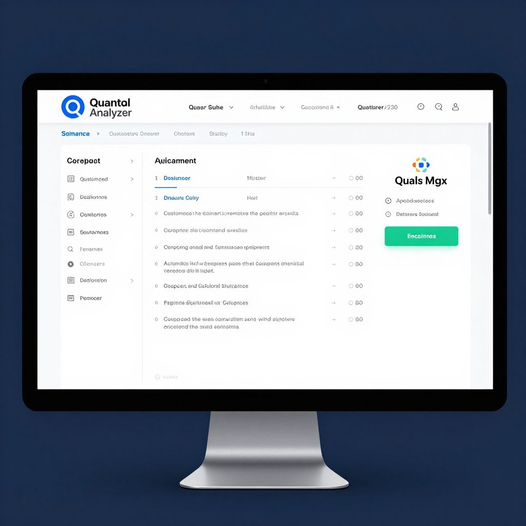 Personalización de software del analizador cuántico