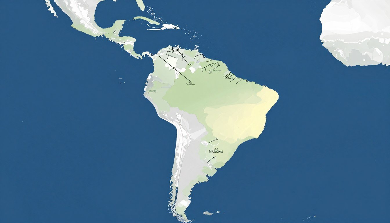 Red de distribuidores MAIKONG en Latinoamérica incluyendo Colombia