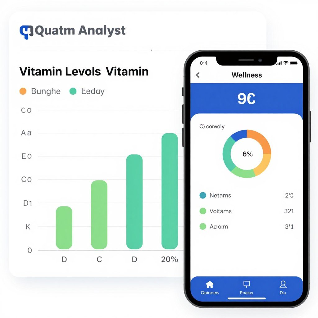 Reporte de niveles de vitaminas en el análisis cuántico